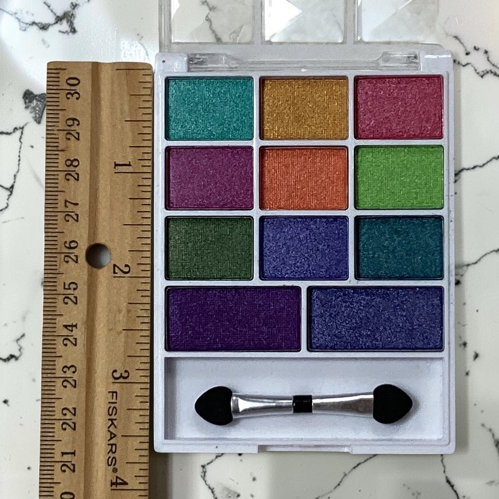 KleanColor Bright Shimmer Eyeshadow Palette 12 Shades New Y2K Glam Festival - Picture 4 of 9